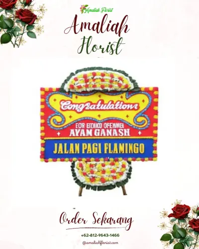 Bunga Papan Congratulation di Karangkobar